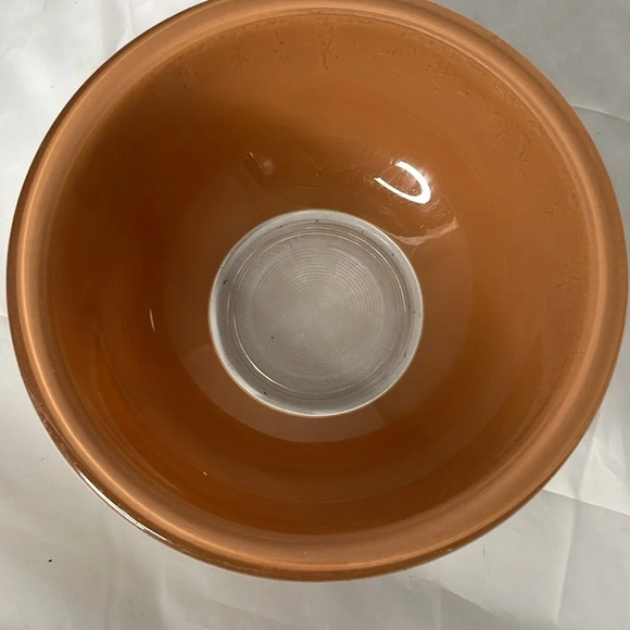 Pyrex Tan and Brown Mixing Bowl - Picture 4 of 11